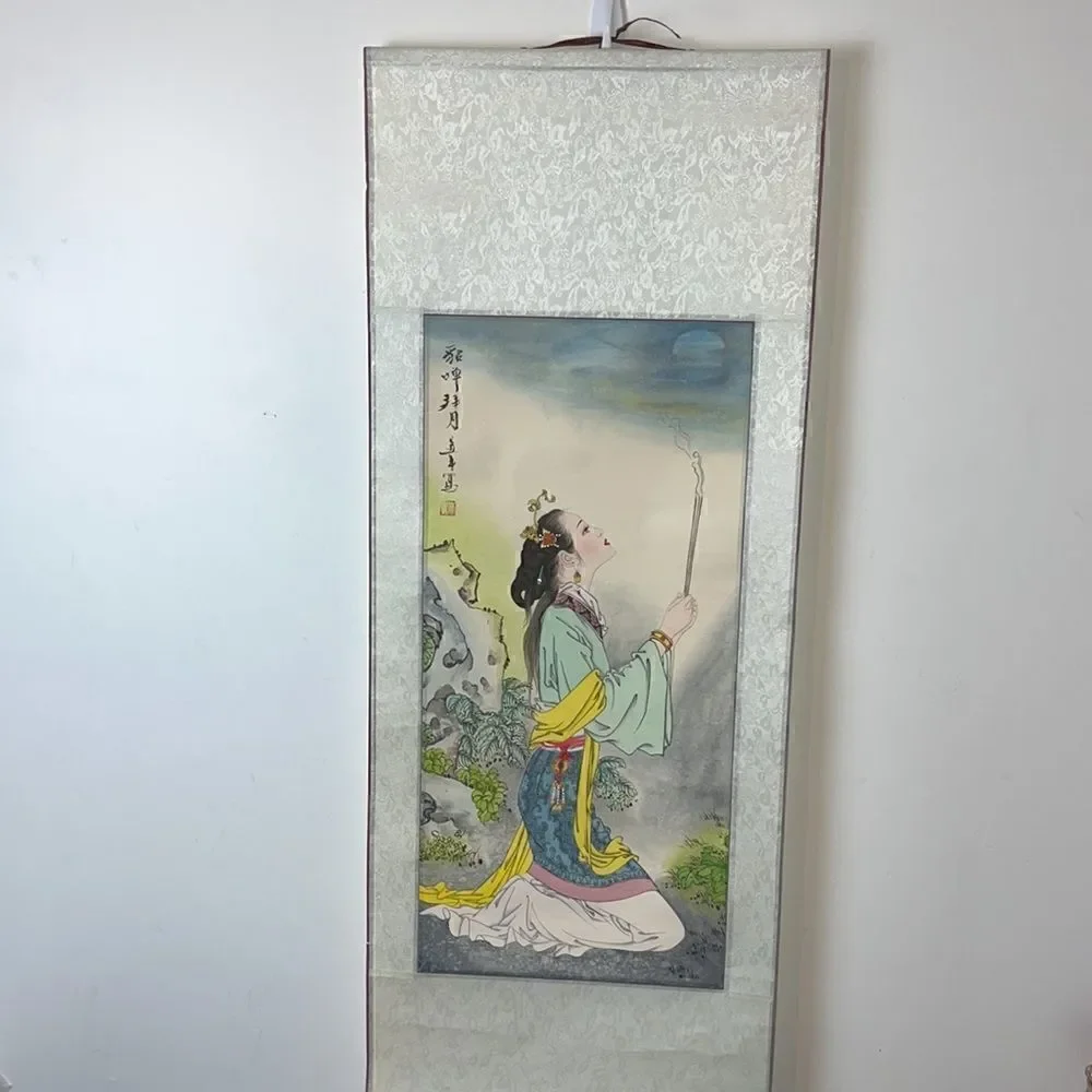 Oriental Silk Scroll 